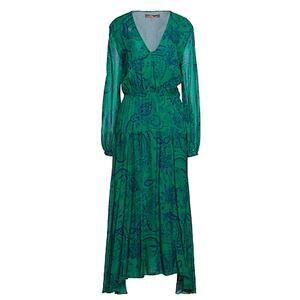 Space Simona Corsellini Long Sleeve Paisley Maxi Dress